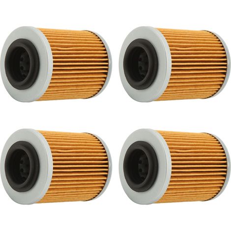 4 pièces filtre à huile 420256188 KN152 HF152 remplacement du filtre à huile pour CAN AM 330 400 450 500 2003-2017 (1/4)