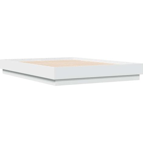 Maison Exclusive - Estructura de cama madera de ingeniería blanca (1/5)