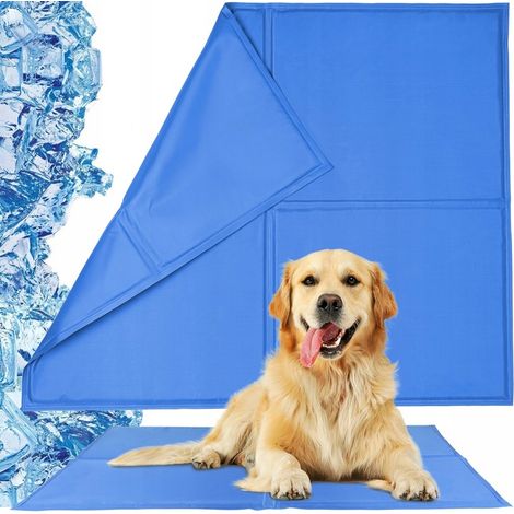 TAPPETINO RINFRESCANTE PER CANI GRANDE XXL 110x70cm, letto in gel PREMIUM SPESSO 4kg