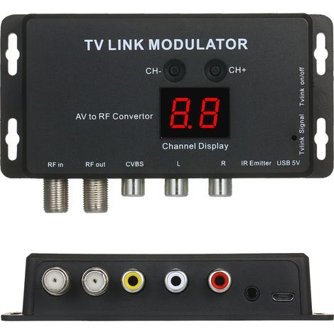 Modulateur TVLINK, convertisseur AV vers RF et prolongateur IR (1/5)