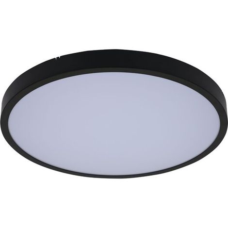 Plafoniera bagno Rabalux Alenzo nera Ø25 IP44 LED 12W (1/5)