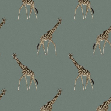 Sophie Allport Vliestapete Kinderzimmer - Giraffe - 10mx52cm (1/4)
