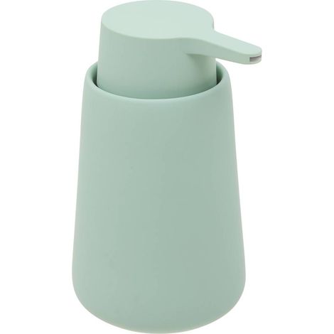 Dispensador de jabón colorama redondo de 365 ml, color verde celadón - 5five