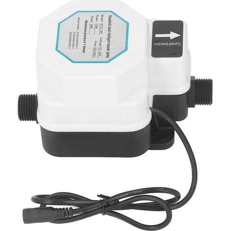 Pompe Surpresseur 24V ABS Mini Silencieuse Automatique G1/2 DC Douche Jardin 100-240V 75W Prise UE (1/5)