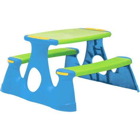 Picnic Bench for Children 89.5x84.5x48 cm Polypropylene vidaXL