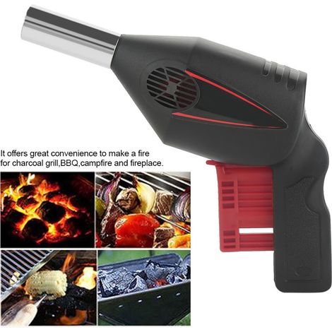 Ventilateur de barbecue manuel portable pour barbecue en plein air, idéal pour le camping, les pique-niques et les grillades.-AquaForge