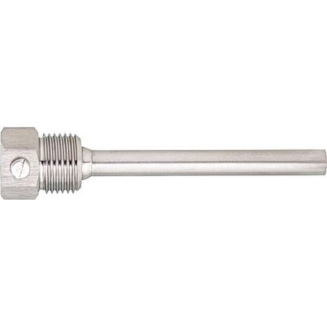 Doigt de gant en inox G 1/2" (1.4571) pmax   40 bar, Tmax 350° C Longueur 200 mm