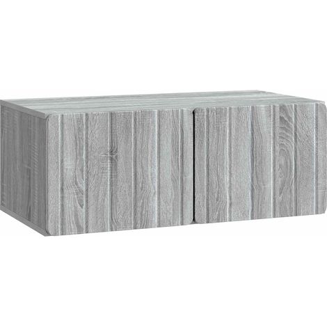 Maison Exclusive - Mobile Porta TV da Muro 78,5 x 41 x 30 cm Sonoma grigio (1/5)