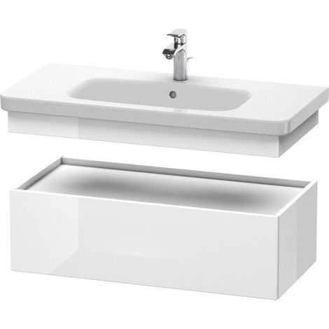 Élément bas armoire Duravit DURASTYLE 448x930x282mm graphit matt/blanc mat