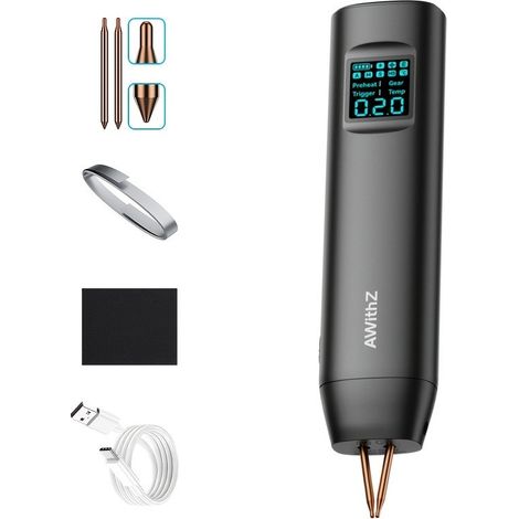 Poste à souder par points portable 90 réglages écran intelligent double impulsion (1/5)
