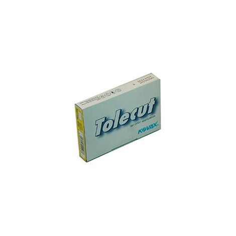 KOVAX 191-1517 FOGLI ABRASIVI TOLECUT GIALLI P800 70 X 114 25 PEZZI