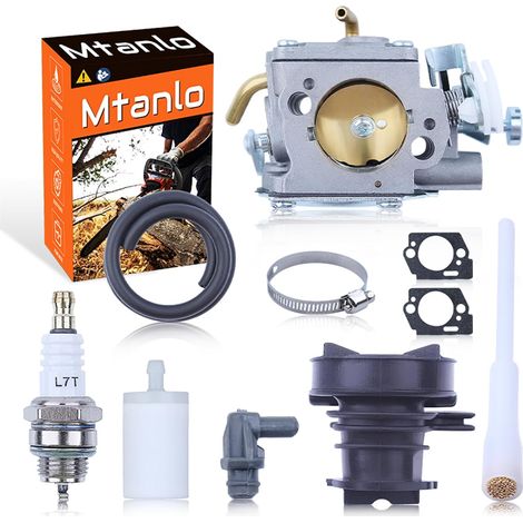Kit d'entretien du carburateur pour Husqvarna 365 X-Torq, 372XP X-Torq Jonsered CS2166 2172 tronçonneuse Walbro Carb RWJ-4B 581100701 (1/5)