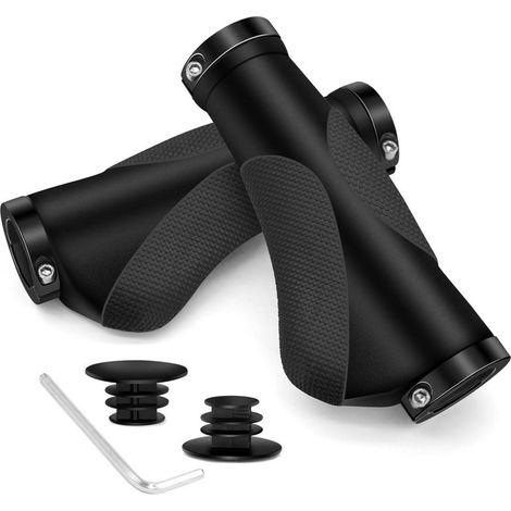 Ergonomische Fahrradgriffe mit Lock-On Design für 22,2 mm Lenker (1/5)