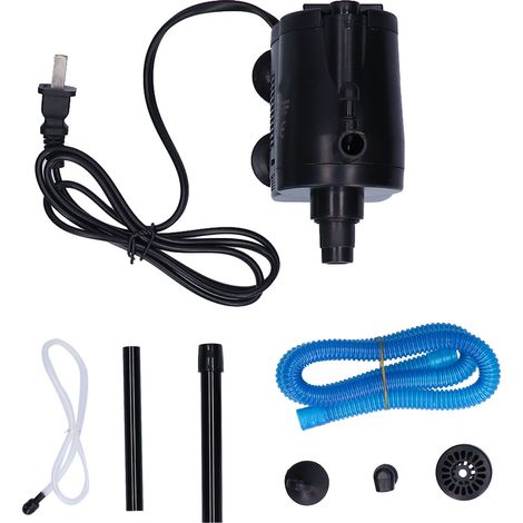 Pompe submersible 3 en 1 silencieuse et filtrable pour aquarium, prise CN 220 V (1/5)