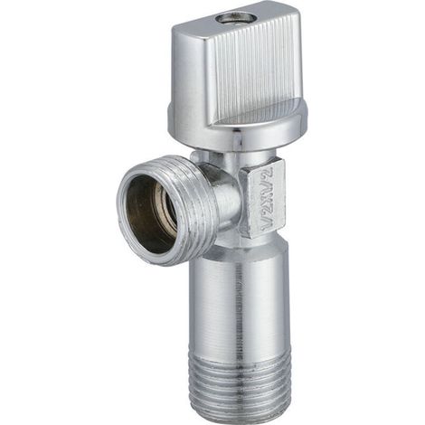 Robinet d’arret WC,4,2 points Matériel De Plomberie Professionnel Fournie Adaptable Sur Tout Type De Toilette. (1/5)