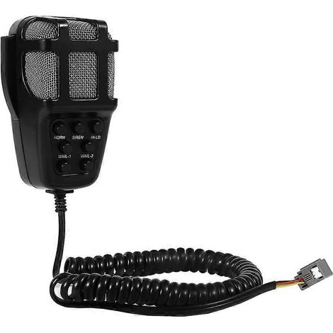 12V Sirene mit 7 Tönen, Mikrofon und PA-Lautsprechersystem für Auto, Boot, Transporter und LKW