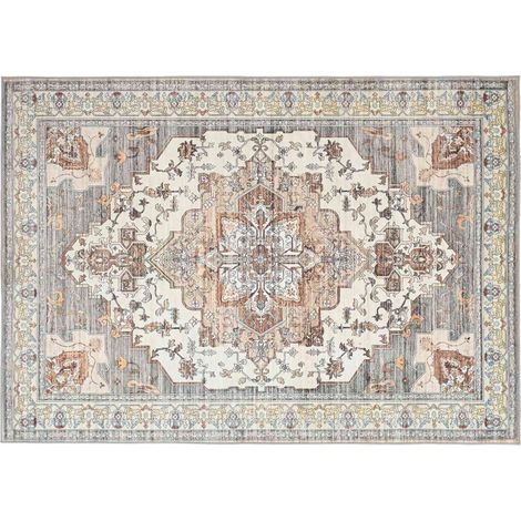 Teppich ORIZ Braun 140 x 200 cm 100% Polyester vidaXL (1/4)