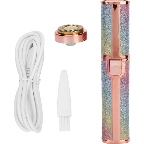 Rasoir Électrique USB pour Épilation Femme, Machine à Épiler Visage et Corps avec Lumière (1/5)