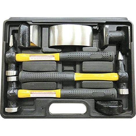 Strumenti da percussione jbm 51131 6 pezzi ergonomici riparazione auto