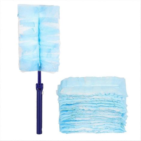 Lot de 30 pièces plumeau recharges avec 1 long manche (1/5)