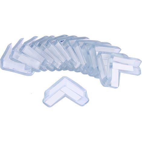 15 Pièces Protections Transparentes pour Coins de Table Sécurité Enfant Meubles Angle (1/5)