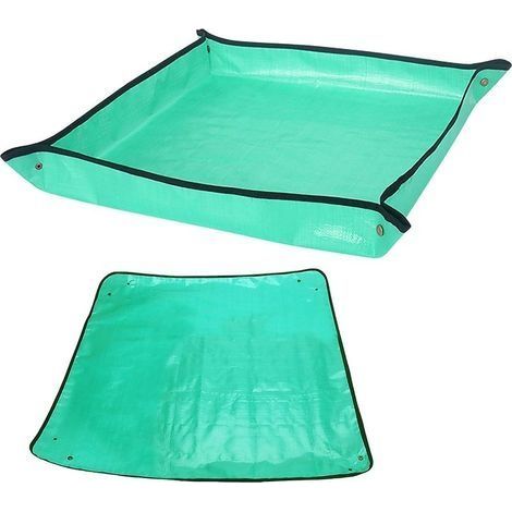 2 Pcs Tapis de Jardinage, Imperméable Tapis de Plante Jardinage Tapis de Plante pour Rempotage Balcon Intérieur Fleur Semis Sol Outil De Jardin,50x50cm (1/5)