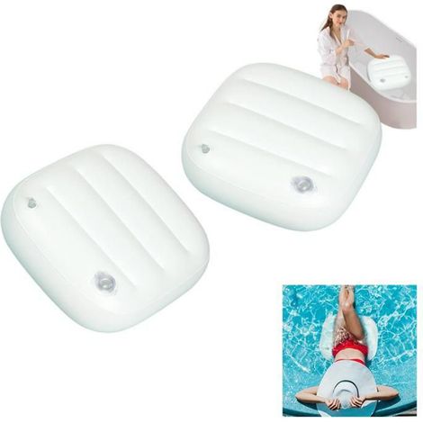 COUSSIN DE SPA Coussin rehausseur de spa lesté - Coussin d'appoint portable pour baignoire, spa, baignoire extérieure, piscine 2Pcs