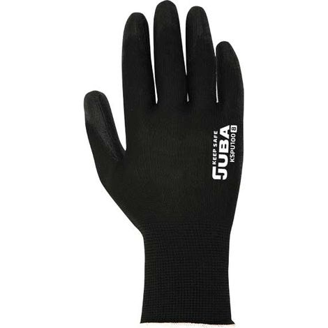 Gant polyester noir avec enduction PU sur paume T11 Juba (1/2)