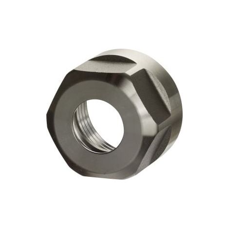 Tuerca de sujeción ER 16 D.28 SW 25mm con anillo excéntrico para porta pinzas ER TECWERK (1/3)