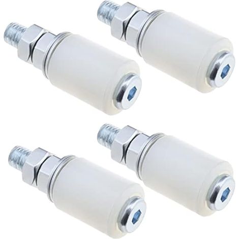 4 Roulettes en Nylon pour Porte Coulissante, Porte de Grange, Guide de Sol, Portes Électriques de Garage - 40 x 60 mm (1/5)