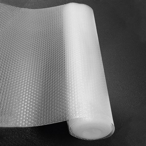 Herbst Protege Etagere Placard 30x500 cm, Tapis Fond de Tiroir Antiderapant Non-adhésif Transparent Motif Convexe EVA Plastique Tapis Fond Evier Étanche pour Armoire/Armoire à Chaussures/Réfrigérateur (1/5)