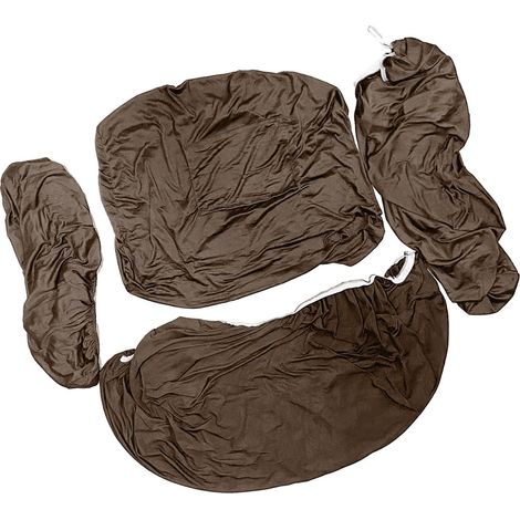 1 Ensemble Housse de Fauteuil Inclinable, Polyester Élastique, Style Bonnet de Douche, pour Salon Hôtel Restaurant (1/5)
