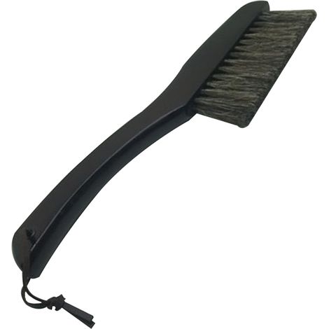 Balai À Main - Brosse À Poils Souples Pour Nettoyage Mobilier Bureau Voiture - Manche En Bois Longueur 36,5 Cm - 1 Pièce (1/5)