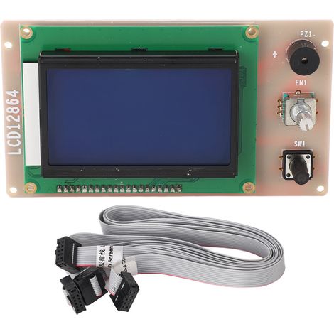 12864 LCD-Steuerungsbildschirm für Anet A6, A8, E12, E16 3D-Drucker - Ersatzmodul (1/5)
