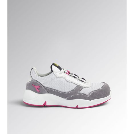 Scarpe Antinfortunistiche Diadora Athena Text Low S1PL FO SR ESD Grigio Alluminio Pomodoro - 701.179903 - size 37 (1/5)