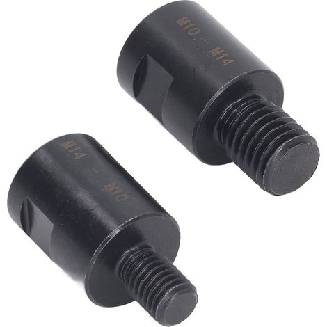 Adaptateur de Tige M10-M14 pour Meuleuse d'Angle et Perceuse, 2 Pièces (1/5)