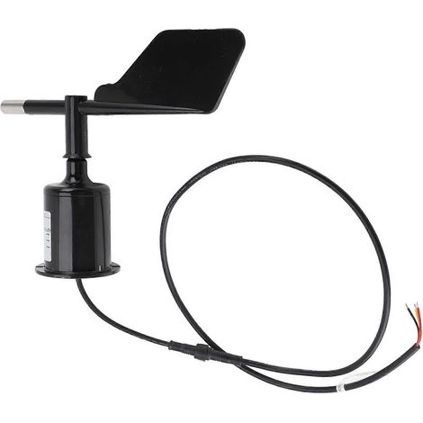 Capteur anémométrique de précision à 360° avec 5 V CC, indicateur de direction du vent et couvercle de protection, adapté aux serres de jardin. (1/4)