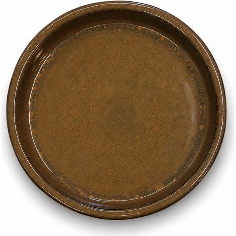 Sottopiatto rotondo 21cm miele ambrato