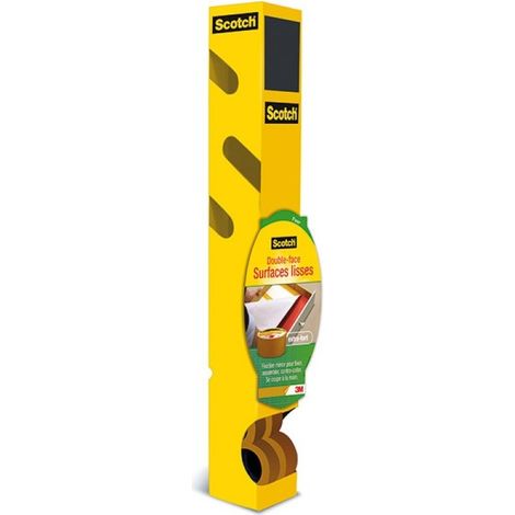 Cinta adhesiva doble cara de 20 m x 50 mm Torre 18 Rlx Superficies lisas