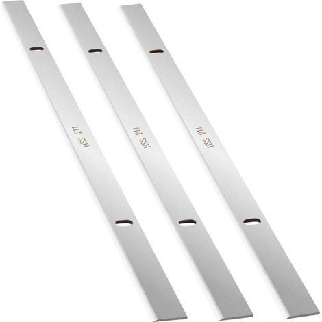 Lames de raboteuse HSS - 3 pièces - 33 cm - Acier rapide - 2 mm - HRC55-60 (1/5)