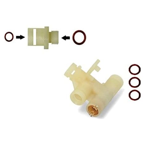 Valve collecteur 4 voies + raccord mamelon pompe avec joints pour machine à café ep mini EP951