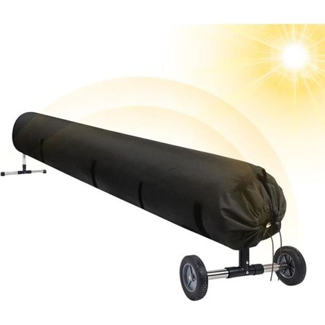 Housse de rouleau solaire pour piscine - 420D - couverture de rouleau de (1/5)