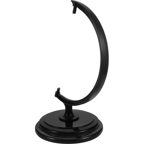 Socle de Globe Terrestre Remplacement Polyvalent en Plastique Noir Rotatif Base Décorative Élégante Compatible Globe de 25cm pour Bureau et Maison (1/5)