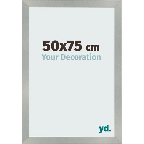 yd. - Cadre photo 50x75 - Aluminium Brosse - MDF - Bologna (1/5)