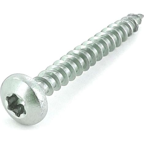 500 vis agglo tête cylindrique Torx zingués blanc - Diamètre 5 mm - Longueur 30 mm mm - Diamètre 5 mm