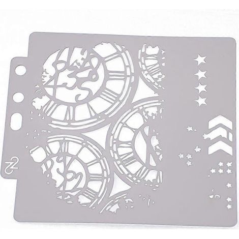Radschablonen, Vorlagenmalerei, Scrapbooking, Prägen, Stempeln, Album, Karten-DIY