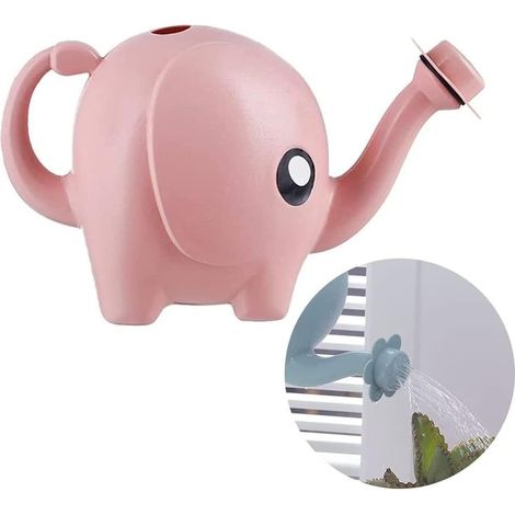 Arrosoir éléphant rose polypropylène 1,5 L (1/5)