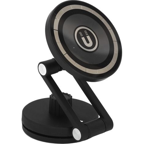 Support Magnétique Téléphone Voiture, Fixation Universelle Smartphone Aimant Puissant, Rotation Multangle Réglable, Socle Portable (1/5)