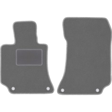 Alfombrillas delanteras para Mercedes CLS W218 coupé (2009-2016) grafito (1/5)