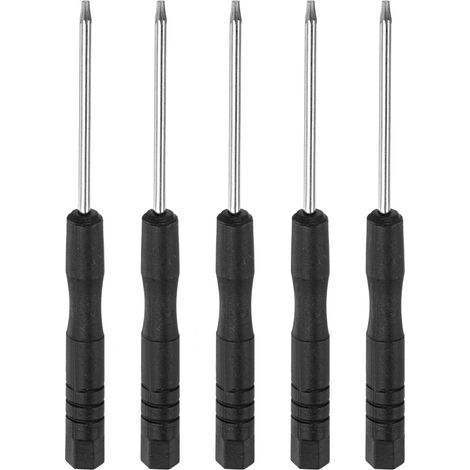 Mini Torx Tournevis, T5 Étoile Tête pour Montre Lunettes Électronique Réparation, 5 Pcs (1/5)